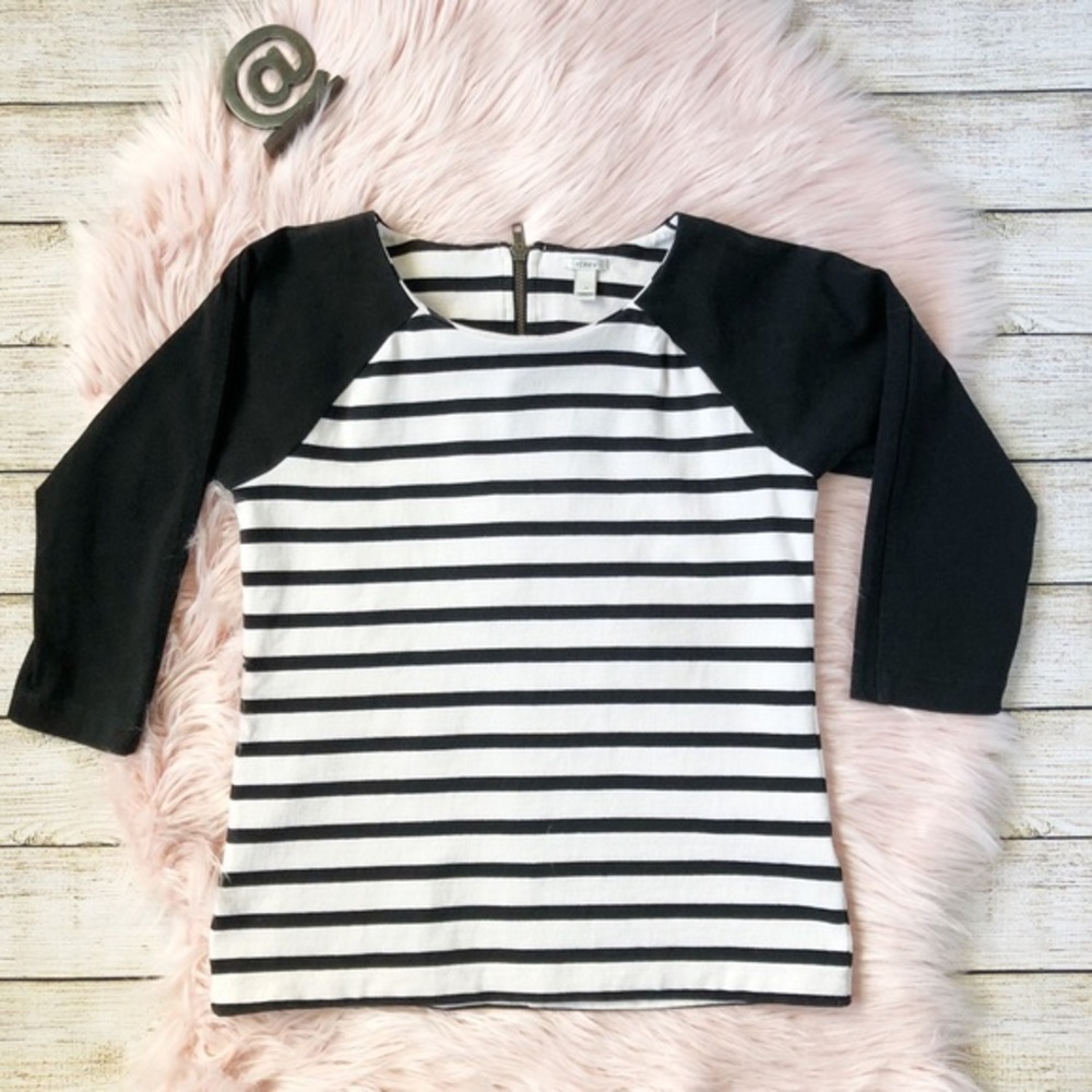 J. Crew Striped Raglan